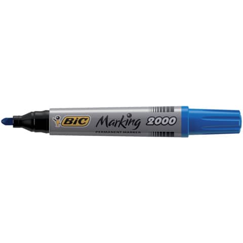 Marcatore permanente BIC Marking 2000 punta conica 4,95 mm blu 8209143